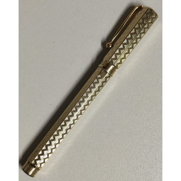 MONTEGRAPPA Reminiscence PENNA SFERA argento 925 VERMEIL Vintage Ballpoint Pen