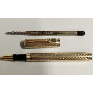 MONTEGRAPPA Reminiscence PENNA SFERA argento 925 VERMEIL Vintage Ballpoint Pen