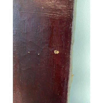 ANTICO DIPINTO RITRATTO MADONNA GESU BAMBINO B.ta V.ne Dell' Aiuto BUSTO ARSIZIO