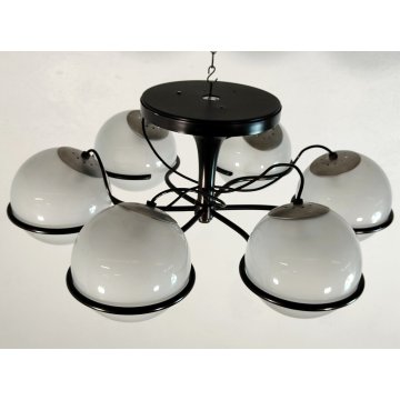 LAMPADA SOFFITTO mod. 2042/6 DESIGN Gino Sarfatti ARTELUCE anni 60 LAMAPADARIO