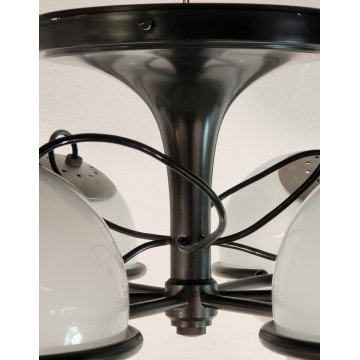 LAMPADA SOFFITTO mod. 2042/6 DESIGN Gino Sarfatti ARTELUCE anni 60 LAMAPADARIO