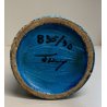 VASO VINTAGE MCM Aldo Londi BITOSSI ceramica BLU RIMINI ITALY ANNI 60 OLD VASE