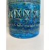 VASO VINTAGE MCM Aldo Londi BITOSSI ceramica BLU RIMINI ITALY ANNI 60 OLD VASE