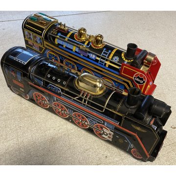 lotto 5 pz GIOCATTOLO LATTA BATTERIE  treni carro armato TOYS locomotiva trains