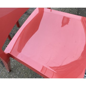 LOTTO 8 SEDIE KARTELL PIERO LISSONI MOD. LIZZ 4869 DESIGN ANNI 90 CHAIR VINTAGE