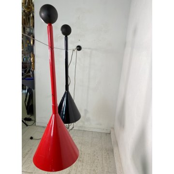 LAMPADARIO VINTAGE SOSPENSIONE POST MODERN DESIGN HANG LAMP CONE PENDENT '70/'80