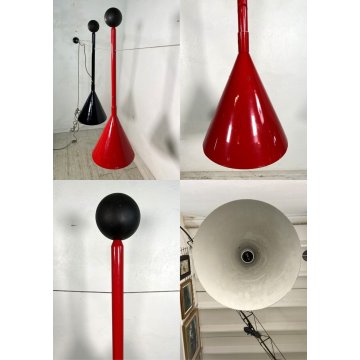 LAMPADARIO VINTAGE SOSPENSIONE POST MODERN DESIGN HANG LAMP CONE PENDENT '70/'80