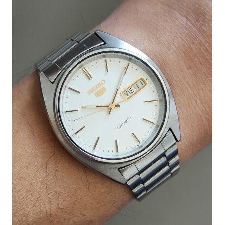 ANTICO OROLOGIO POLSO Seiko 5 Automatic 7009-3120 anni 70 Vintage Wrist Watch