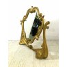 ANTICA PSICHE SPECCHIO BASCULANTE TAVOLO SPECCHIERA BRONZO DORATO Art Nouveau