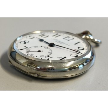 ANTICO OROLOGIO TASCA F.lli Santamaria Milano OLD POCKET WATCH taschino ø 52mm