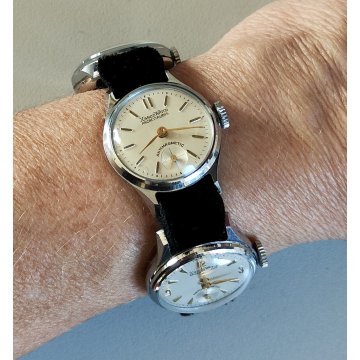 TRITTICO Antico Orologio Polso XAROS WATCH anni 50 movimento OISA Made in ITALY