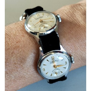 TRITTICO Antico Orologio Polso XAROS WATCH anni 50 movimento OISA Made in ITALY
