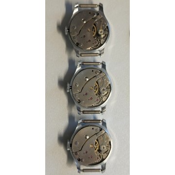 TRITTICO Antico Orologio Polso XAROS WATCH anni 50 movimento OISA Made in ITALY