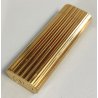 Must de Cartier ACCENDINO TASCA GODRON Plaque or Paris VINTAGE LIGHTER BRIQUET