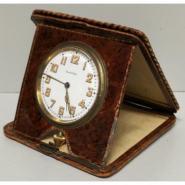 ANTICO OROLOGIO TAVOLO Superlativo Watch VIAGGIO epoca 900 OLD DESK CLOCK travel