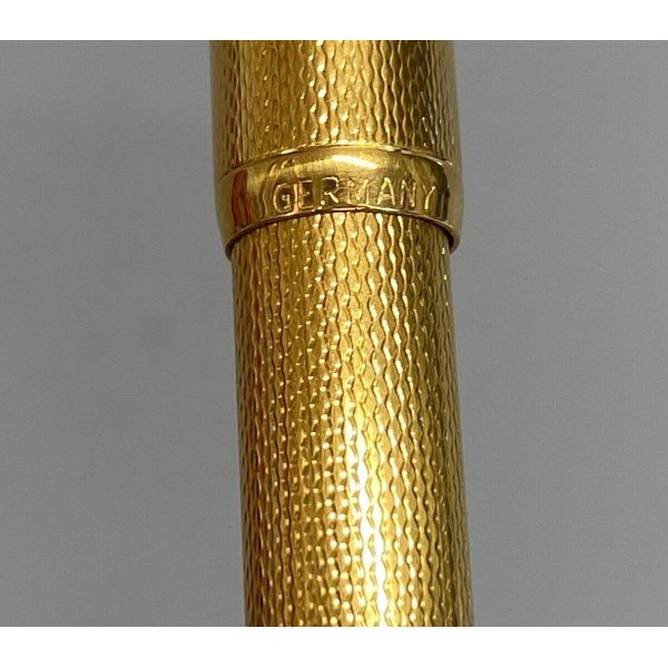 Gullor Penna A Sfera Modello 163 – Design Dorato E Nero, Ricaricabile, Con Impugnatura Comoda, Inchiostro Nero, Classica E Liscia - 5