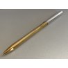 PENNA SFERA Nazareno Gabrielli DESIGN oro acciaio BALLPOINT PEN collezione STILO
