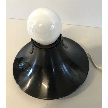 LAMPADA da PARETE Teti 1 luce DESIGN Vico Magistretti ABS nero per ARTEMIDE 70
