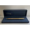 PENNA SFERA ST DUPONT CLASSIC LACCA CINESE BALLPOINT PEN VINTAGE ARGENTO VERMEIL