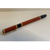 PENNA A SFERA WATERMAN VINTAGE BALLPOINT PEN NERO MARRONE DORATA DESIGN STILO