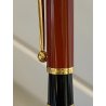 PENNA A SFERA WATERMAN VINTAGE BALLPOINT PEN NERO MARRONE DORATA DESIGN STILO