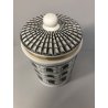 VASO CERAMICA DESIGN Piero Fornasetti LIDDED JAR DECORO NEOCLASSICO PALLADIANO
