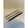 LOTTO 3 PZ PENNE SFERA PARKER BALLPOIN PEN ANNI 80 VINTAGE ARGENTATA DORATA BLU