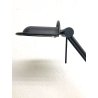 LAMPADA TAVOLO BRACCIO ORIENTABILE ALOGENA METALLO NERO POSTMODERN DESK LAMP '80