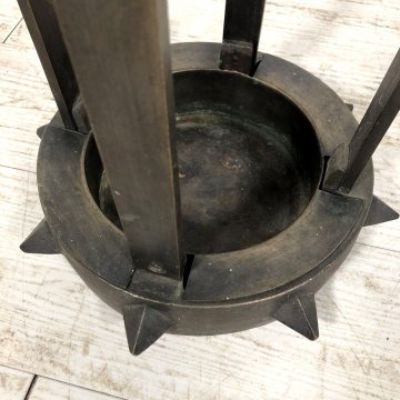 PORTAOMBRELLI VINTAGE OTTONE DECORO SPADA MEDIOEVALE TOOL HOLDER UMBRELLA STAND