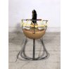 CAVALLO A DONDOLO CANOVA GIOCATTOLO VINTAGE PLASTICA ACCIAIO INOX ANNI '50
