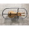 CAVALLO A DONDOLO CANOVA GIOCATTOLO VINTAGE PLASTICA ACCIAIO INOX ANNI '50
