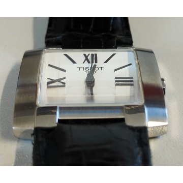 TISSOT 1853 orologio polso L860/960 quartz ACCIAIO uomo Vintage Wrist Watch