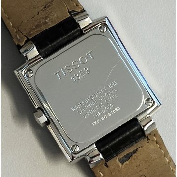 TISSOT 1853 orologio polso L860/960 quartz ACCIAIO uomo Vintage Wrist Watch