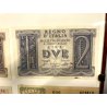 VECCHIE BANCONOTE italiane UNA LIRA DUE LIRE monete di carta BIGLIETTO DI STATO