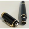 Montblanc BOHEME Gold & Noir PENNA STILOGRAFICA NO STONE Safety Fountain Pen BOX