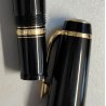 Montblanc BOHEME Gold & Noir PENNA STILOGRAFICA NO STONE Safety Fountain Pen BOX