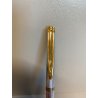 PENNA SFERA WATERMAN VINTAGE ARGENTATA DORATA DESIGN BALLPOINT PEN FUNZIONANTE
