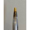 PENNA SFERA WATERMAN VINTAGE ARGENTATA DORATA DESIGN BALLPOINT PEN FUNZIONANTE