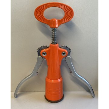 CAVATAPPI campagnolo CORKSCREW CORKENZHIER TIRE BOUCHON arancione vintage vino