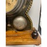ANTICO OROLOGIO da TAVOLO SVEGLIA FINE '800 LEGNO SPECCHIO 2 CAMPANA WATCH CLOCK