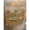ANTICO OROLOGIO da TAVOLO SVEGLIA FINE '800 LEGNO SPECCHIO 2 CAMPANA WATCH CLOCK