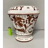 RARISSIMO GRANDE VASO AMARENA VIGNOLA SANLEY ceramica PUBBLICITARIO albarello