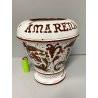 RARISSIMO GRANDE VASO AMARENA VIGNOLA SANLEY ceramica PUBBLICITARIO albarello
