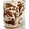 RARISSIMO GRANDE VASO AMARENA VIGNOLA SANLEY ceramica PUBBLICITARIO albarello