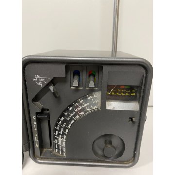 RADIO BRIONVEGA CUBO TS 505 FUNZIONANTE DESIGN SAPPER ZANUSO NERA ANNI 70