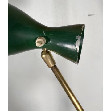 ARREDOLUCE LAMPADA DA TERRA PIANTANA FLOOR LAMP ANNI 60/70 ANGELO LELLI OTTONE