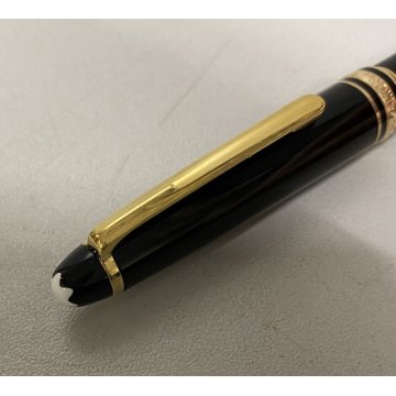 PENNA SFERA Montblanc Meisterstuck CLASSIC NERO ORO vintage BALLPOINT PEN box