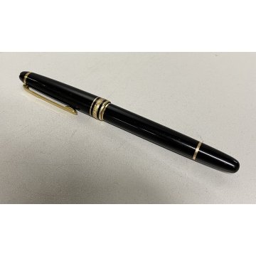 PENNA SFERA Montblanc Meisterstuck CLASSIC NERO ORO vintage BALLPOINT PEN box