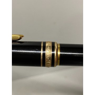 PENNA SFERA Montblanc Meisterstuck CLASSIC NERO ORO vintage BALLPOINT PEN box