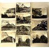 Lotto 10 cartoline ANTICHE ERUZIONE VESUVIO NAPOLI 1933 1944 FOTOGRAFIE STORICHE